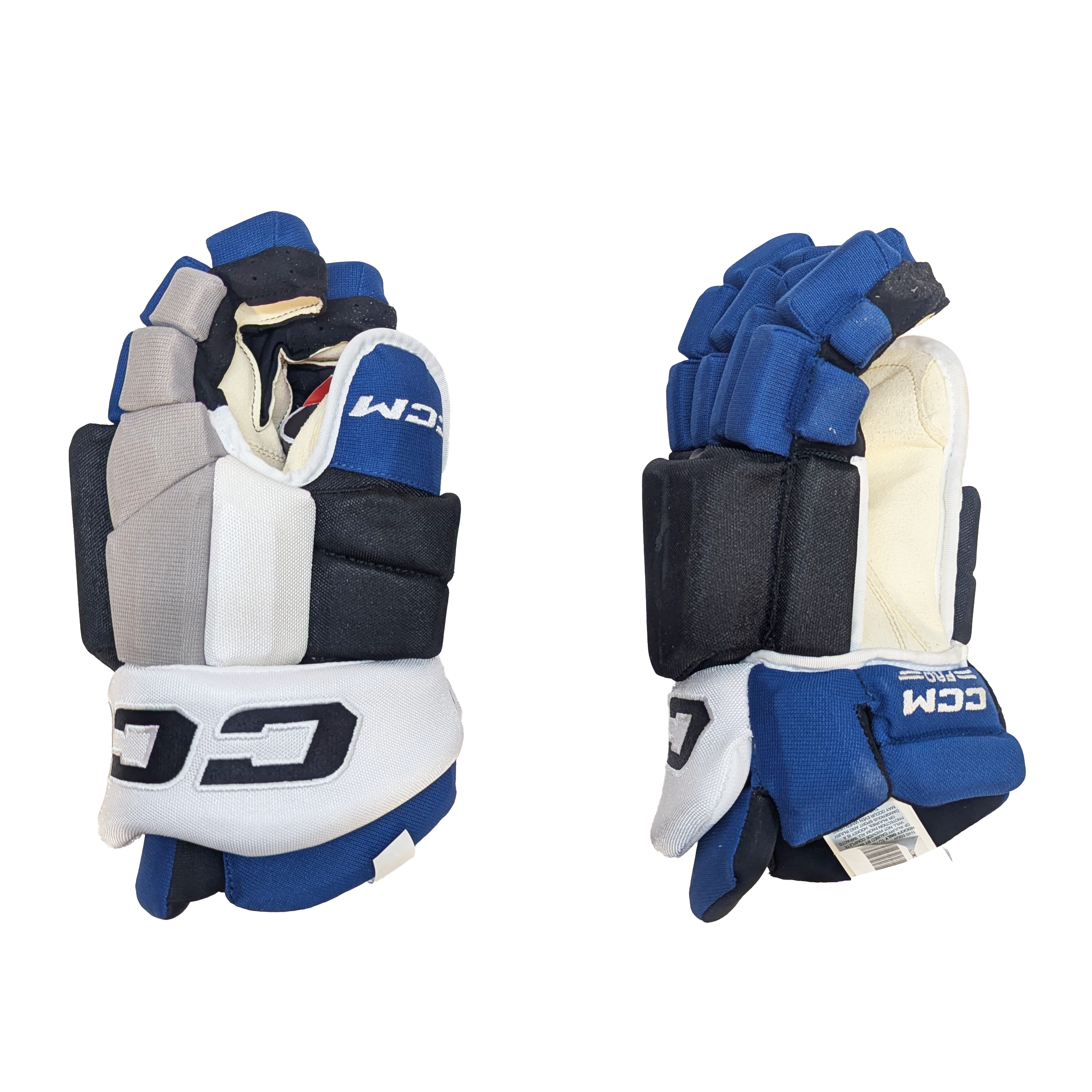 CCM HGTKPP - NHL Pro Stock Glove - Tampa Bay Lightning Alternate (Blue/Black/White)